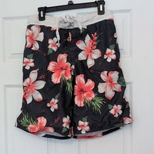 Floral Mens Swim Shorts